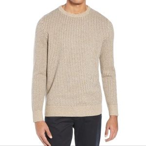 J. Crew | Rugged Bird's Eye Merino Wool Blend Pullover Sweater XS